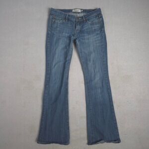 Abercrombie Fitch Women's Madison Flare Jeans Stretch Denim Blue Size 2S